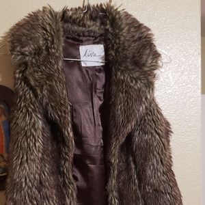 Fur vest size XS